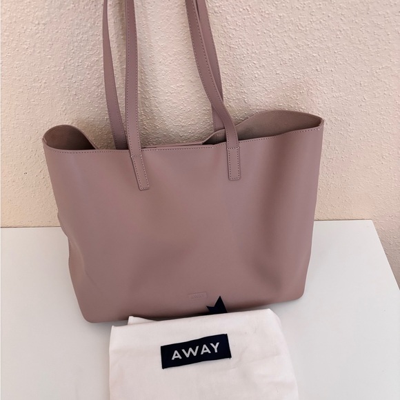 Away Handbags - Away Women's Blush  Italian Leather Latitude Travel Tote Bag